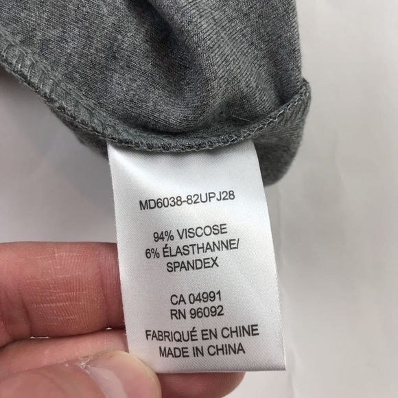 Fleur Bleue Womens A Line Dress Gray High Neck M - Picture 4 of 4